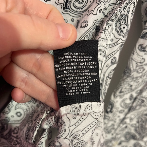 1901 Pearl snap button down Medium - Picture 5 of 7